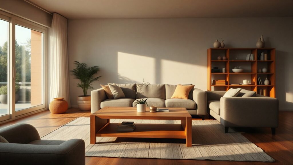 Cómo conseguir un salón moderno, acogedor y luminoso con pocos elementos!